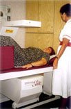 picture showing a BONE DENSITY SCAN in progress