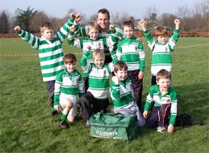 picture showing the Gilford Rugby Football Club under 8 team